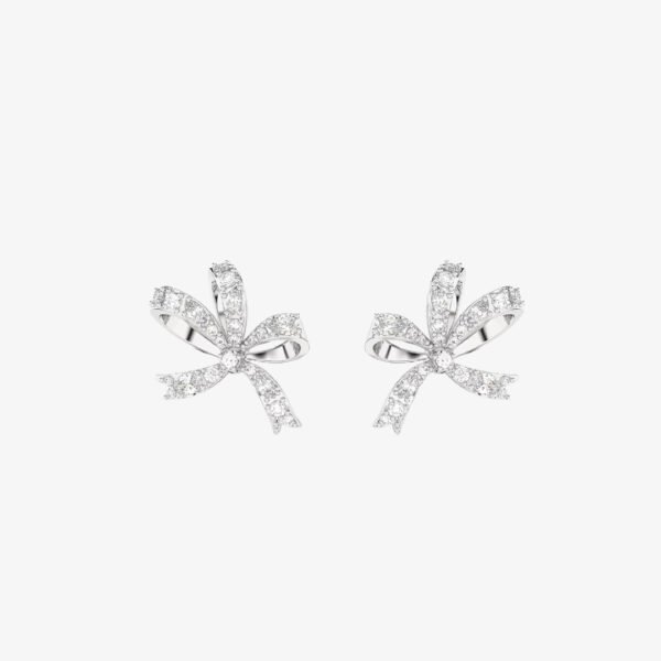 Aros Swarovski Volta Lazo Blanco