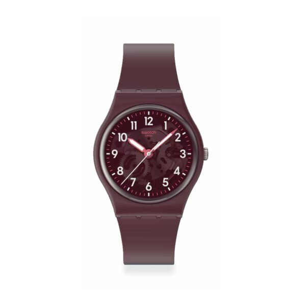 Reloj Swatch Thru the Crown Glass SWSO28R115