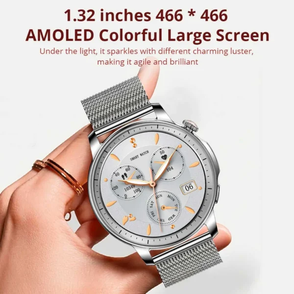 Smartwatch Colmi  V65 Silicone Silver - Imagen 2