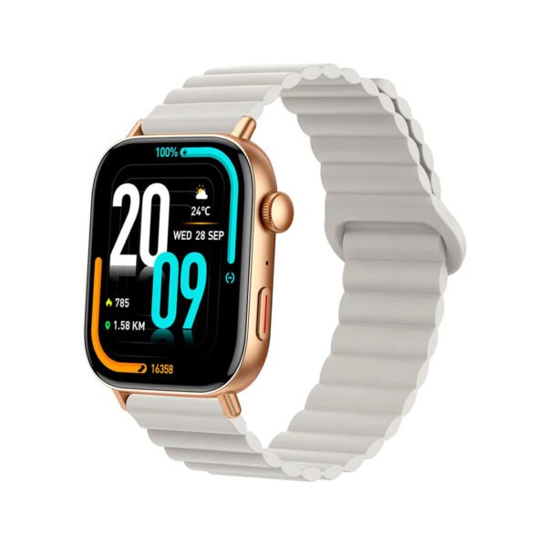 Smartwatch Colmi C8MAX Gold Silicona Magnetico