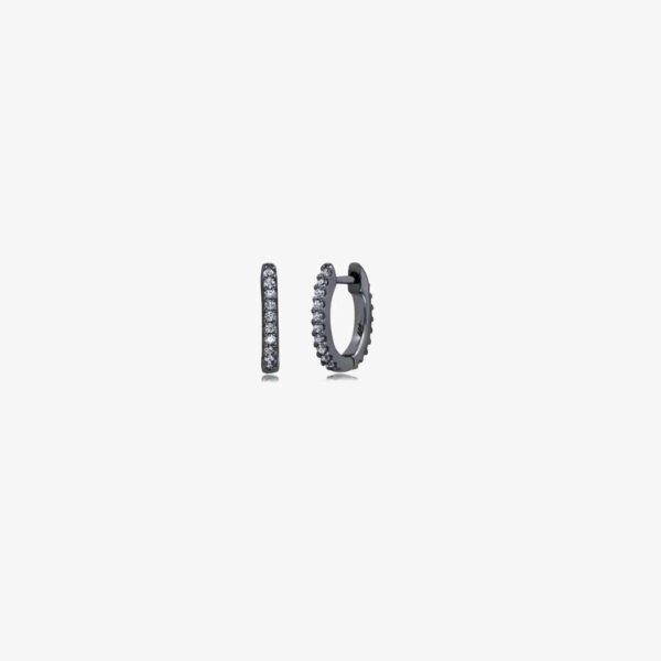 Aros Premium Argolla Mini Negro