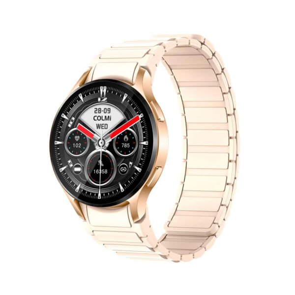 Smartwatch Colmi i28 Ultra con Inteligencia Artificial Dorado Silicona Magnético