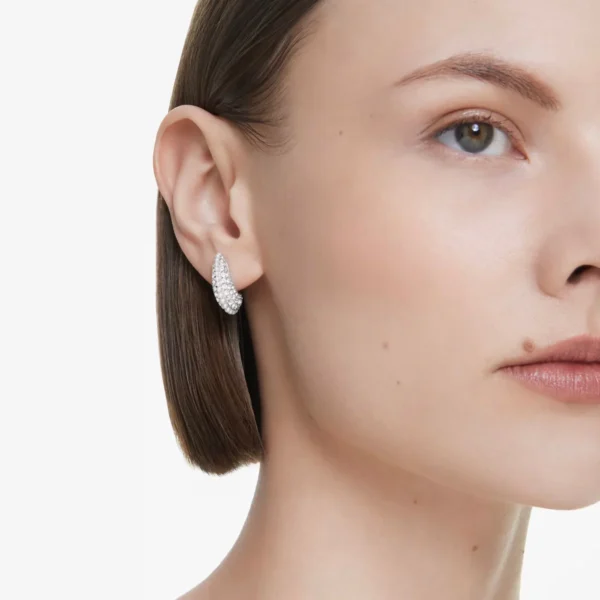 Aros Swarovski Sublima Crystal Pearls Blanco - Imagen 3