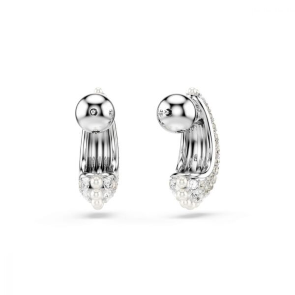 Aros Swarovski Sublima Crystal Pearls Blanco - Imagen 2
