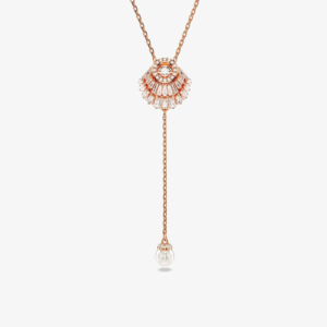 Collar Swarovski Idyllia Perla de Cristal Almeja de Mar Blanco