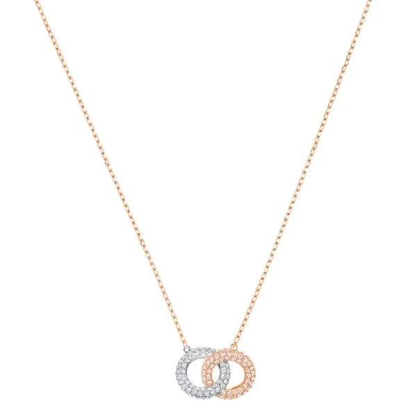 Collar Swarovski Stone Blanco Rose - Imagen 2