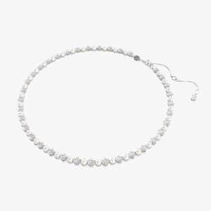 Collar Swarovski Tennis Matrix Perla de Cristal Blanco