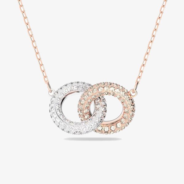 Collar Swarovski Stone Blanco Rose