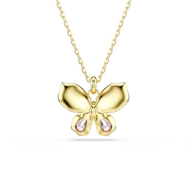 Collar Swarovski Idyllia Butterfly Cristales Multicolor Dorado - Imagen 4