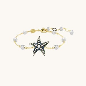 Pulsera Swarovski Idyllia Starfish Cristal Multicolor Dorado