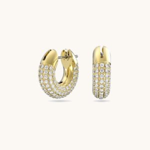 Aros Swarovski Argollas Dextera Dorados