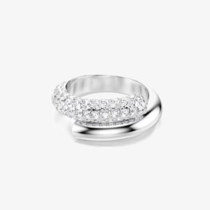 Anillo Swarovski Dextera Plateado Cristal Blanco