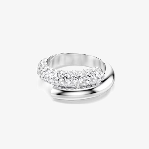 Anillo Swarovski Dextera Plateado Cristal Blanco