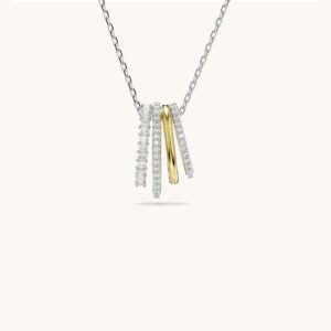Collar Swarovski Hyperbola Tallas mixtas Cristal Blanco