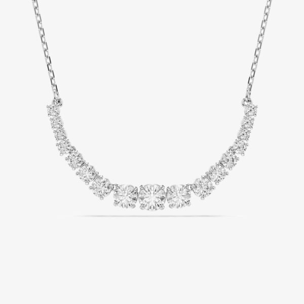 Collar Swarovski Matrix Cristal Blanco